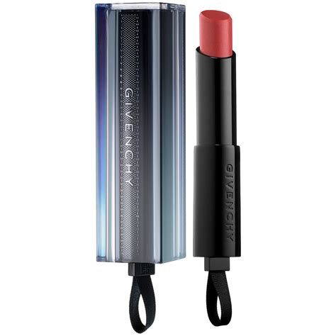 givenchy rouge interdit vinyl rose tentateur|Givenchy interdit black magic lipstick.